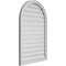Ekena Millwork Round Top Surface Mount PVC Gable Vent: Functional, w/ 2"W x 1-1/2"P Brickmould Frame, 26"W x 40"H GVPRT26X4002SF - alternate 2